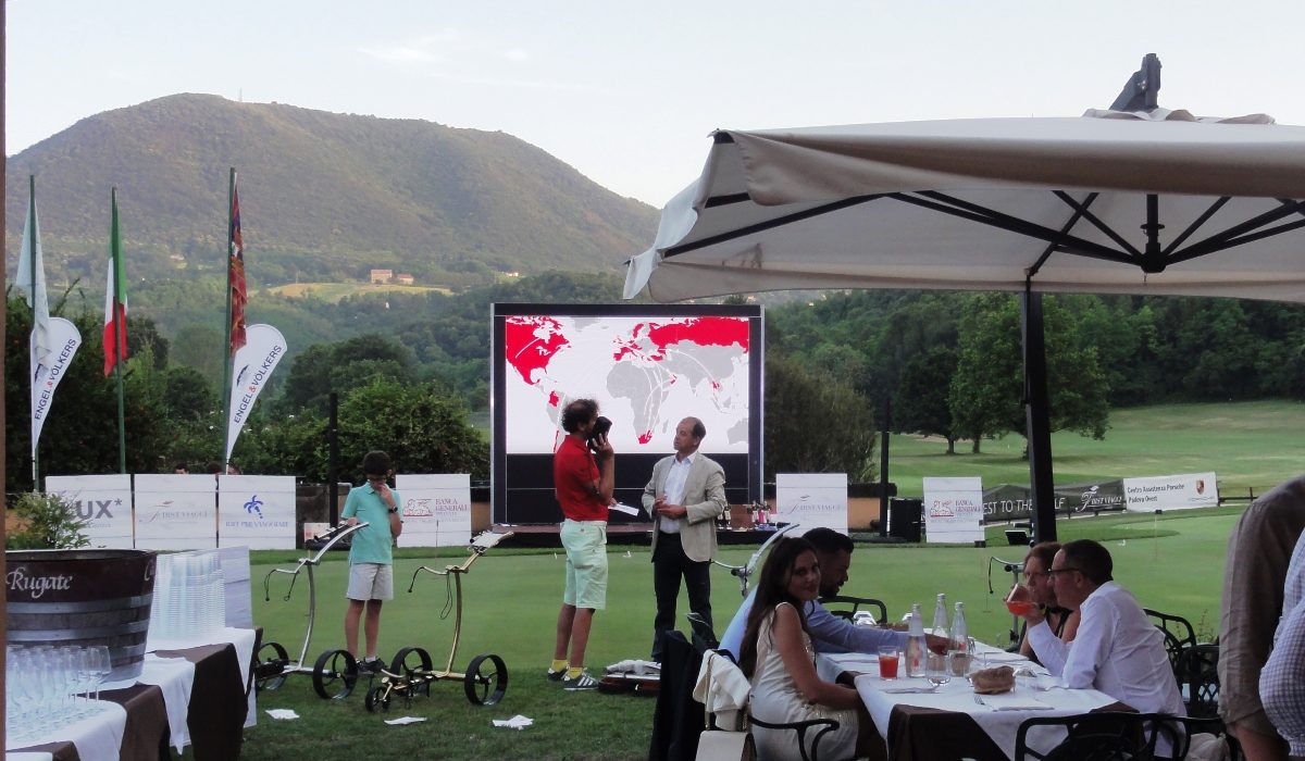 LEDWALL CON PALCO PER EVENTI DI RC SISTEMI AUDIOVISIVI