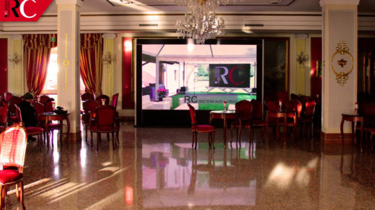 ledwall pre-allestito a noleggio per eventi di RC Sistemi Audiovisivi
