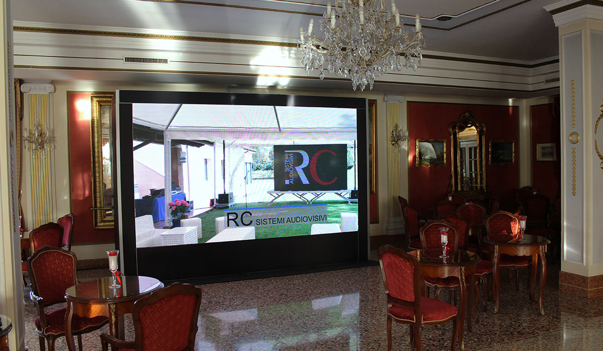 noleggio maxischermo ledwall in veneto preallestito di rc sistemi audiovisivi